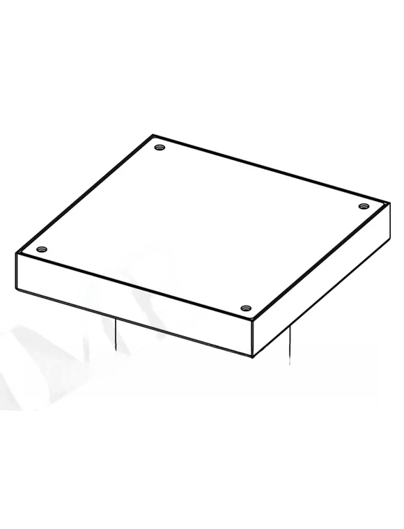 Revizia 250*250 mm din oțel inoxidabil thumbnail 3