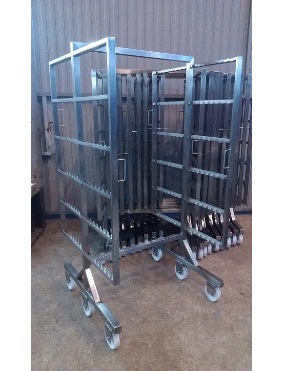 Cărucior (ramă) de afumat tip Z thumbnail 5