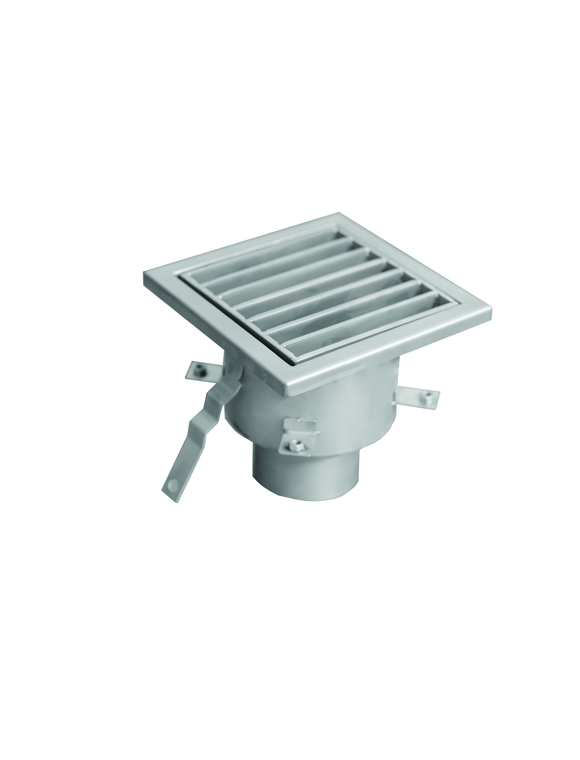 Sifon canalizare 235*235 mm. armat cu oțel inoxidabil