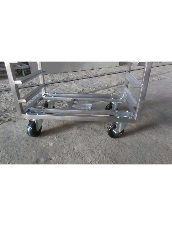 Carucior pentru tăvi de copt 600*400 mm thumbnail 4