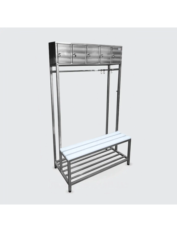 Dulap pentru vestiar cu bancă