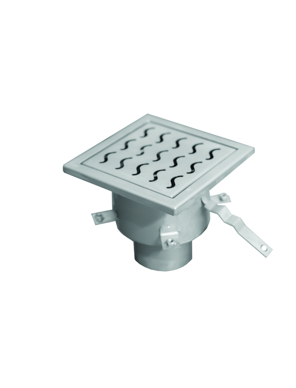 Trape de canalizare din oțel inoxidabil pentru dușuri, dimensiuni 235x235 mm