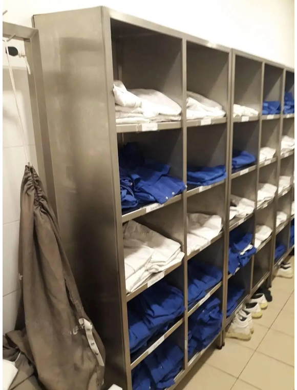 Dulap pentru vestiar din oțel inoxidabil