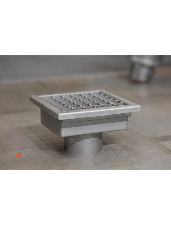 Sifon canalizare  din oțel inoxidabil de 180x180 mm